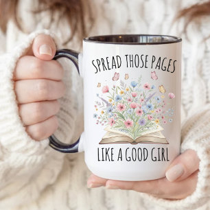 Taza para lector de romance picante, regalo divert