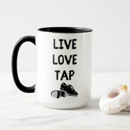 Taza Para los bailarines de Tap Live Love Tap Graphic