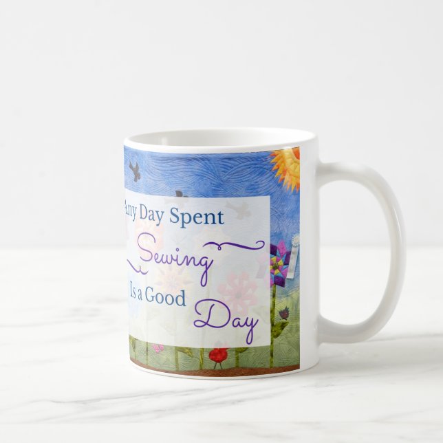 Taza para los quilters o los fanáticos de costura (Derecha)