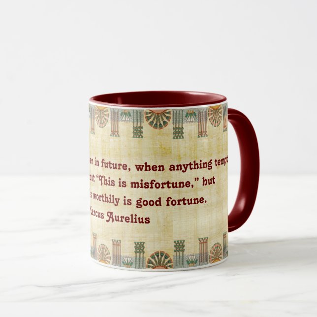 Taza para los Stoics/rojo (Anverso derecho)