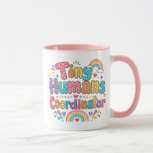Taza para maestro coordinador de pequeños humanos