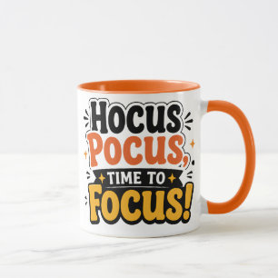 Taza para maestros de Hocus Pocus Hora de enfocars
