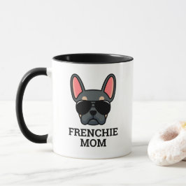 Taza para mamá de Bulldog Francés Blue Tan Frenchi