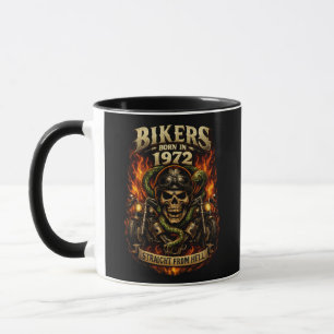 Taza para Motociclistas Nacidos en 1972 Directamen