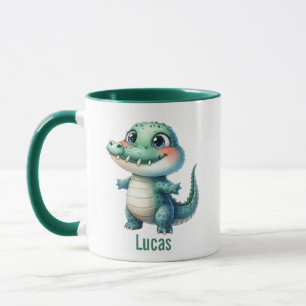 Taza para niños personalizada con diseño de animal
