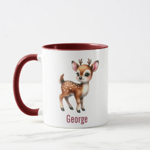 Taza para niños personalizada con diseño de animal