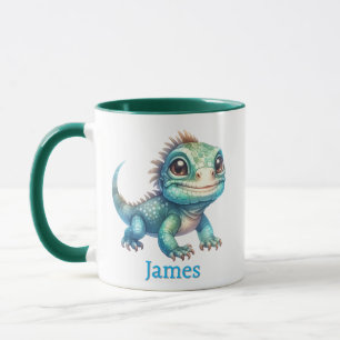 Taza para niños personalizada con diseño de animal