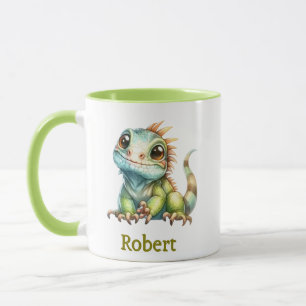 Taza para niños personalizada con diseño de animal