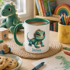 Taza para niños personalizada con diseño de animal