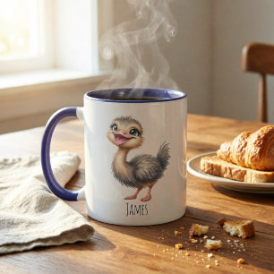 Taza para niños personalizada con diseño de animal