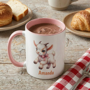 Taza para niños personalizada con diseño de animal