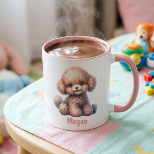 Taza para niños personalizada con diseño de animal