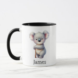Taza para niños personalizada con diseño de animal