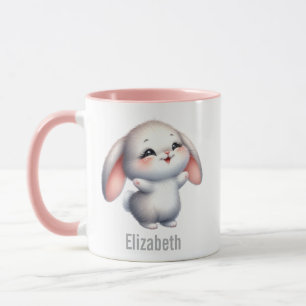 Taza para niños personalizada con diseño de animal