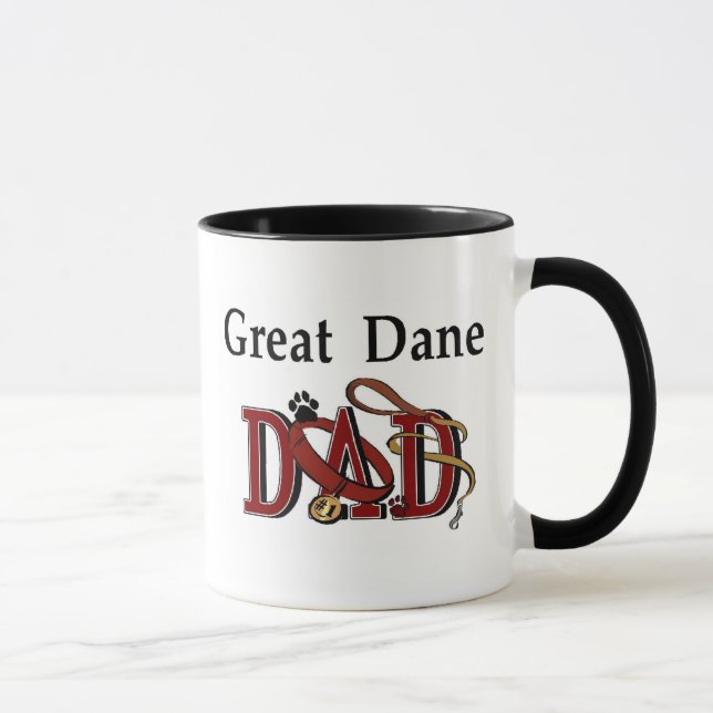Taza para papá Gran Danés (Derecha)