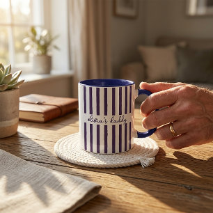 Taza para papá: Taza de café con nombres de niños