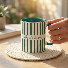 Taza para papá: Taza de café con nombres de niños 