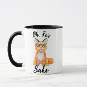 Taza Para Pete Sake Novedad Mug, Witty Funny Animals