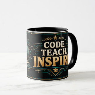 Taza para profesor de informática, Código Enseña I