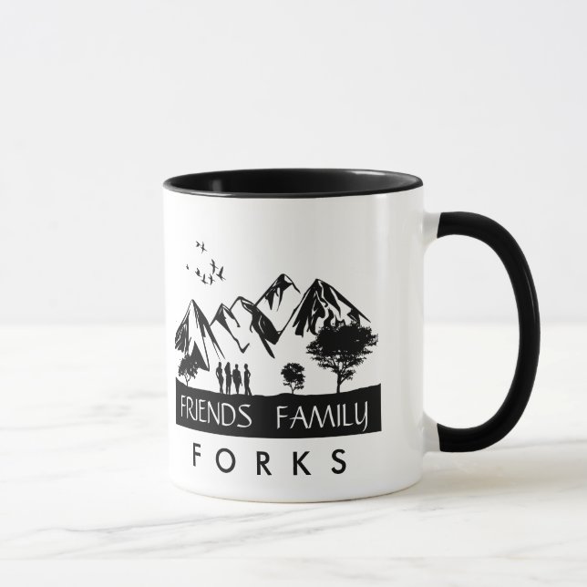 Taza Para siempre bifurcaciones (Derecha)
