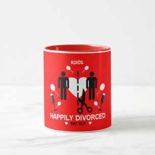 Taza para sobreviviente de divorcio gay