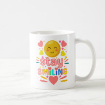 Taza para Sonreír - Taza de Café con Cara Feliz y