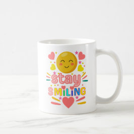 Taza para Sonreír - Taza de Café con Cara Feliz y 