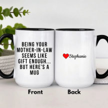 Taza para Suegra Regalo Divertido para Nuera