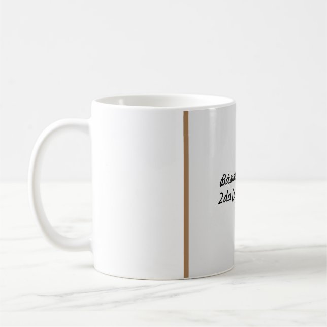 Taza para tomar café con texto bíblico  (Izquierda)