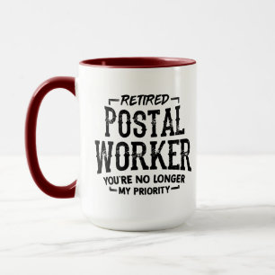Taza para trabajador postal jubilado ya no es prio