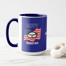 Taza para Veterano de la Marina