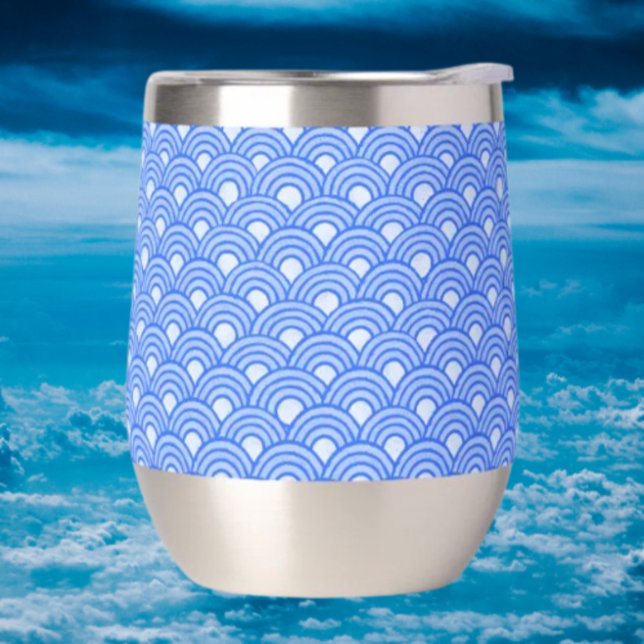 Taza para vino sin tallo Cerulean Scales (Subido por el creador)