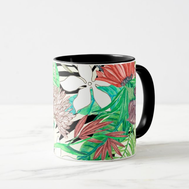 Taza Paraíso floral II (Anverso derecho)