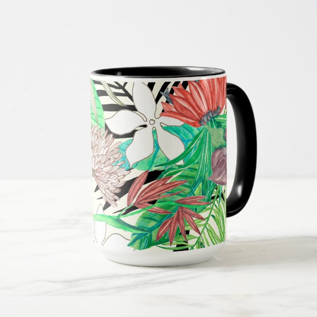Taza Paraíso floral II (Anverso derecho)