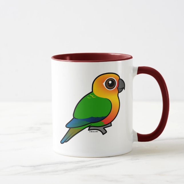 Taza Parakeet de Birdorable Jandaya (Derecha)