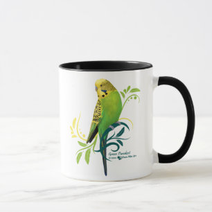 Taza Parakeet verde