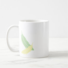 Taza Parakeet verde en colores pastel