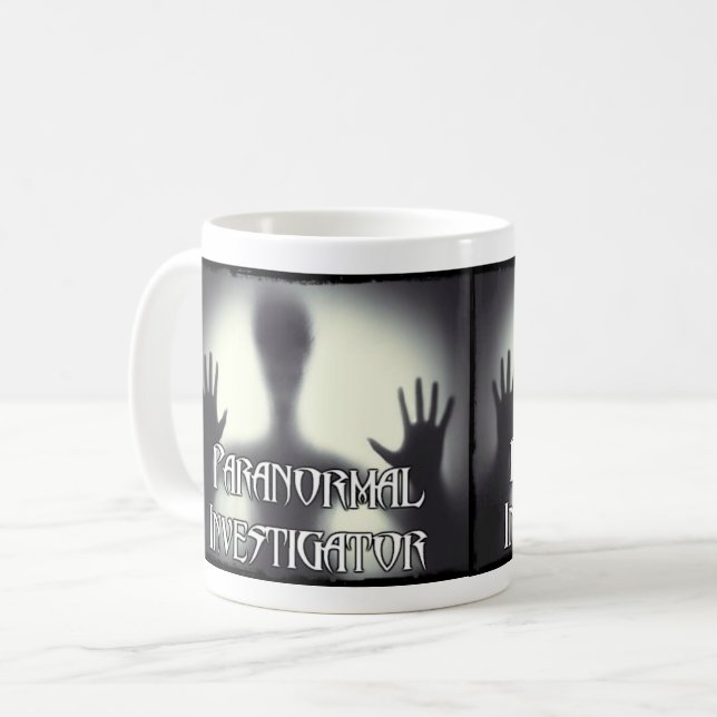 Taza paranormal del fantasma del investigador (Anverso izquierdo)