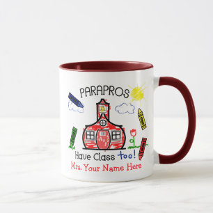 Taza ¡Parapros tiene clase también! Escuela y creyone