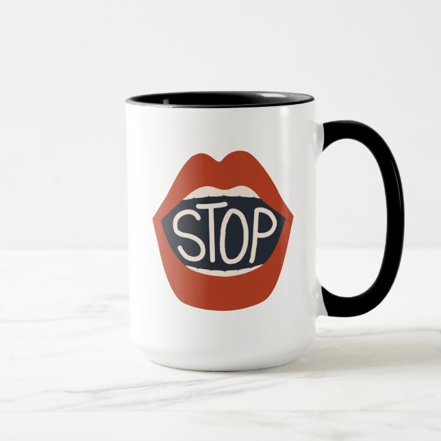 Taza Parar los labios (Derecha)