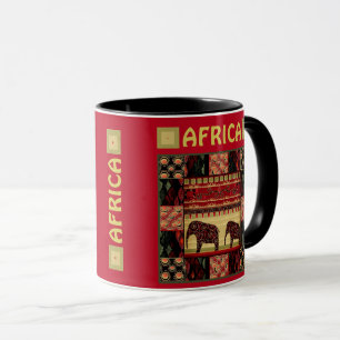 Taza parche africano