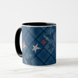 Taza parche de mezclilla
