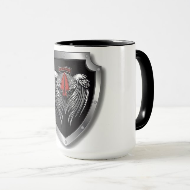 Taza Parche de operaciones especiales de Wings diseñado (Anverso derecho)