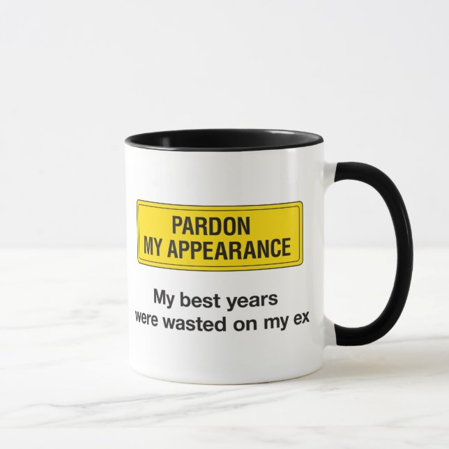 Taza Pardon mi aspecto (Derecha)