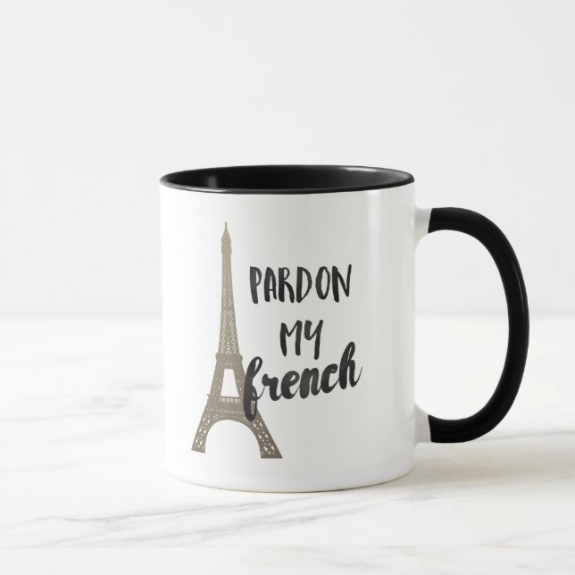 Taza Pardon mi francés (Derecha)
