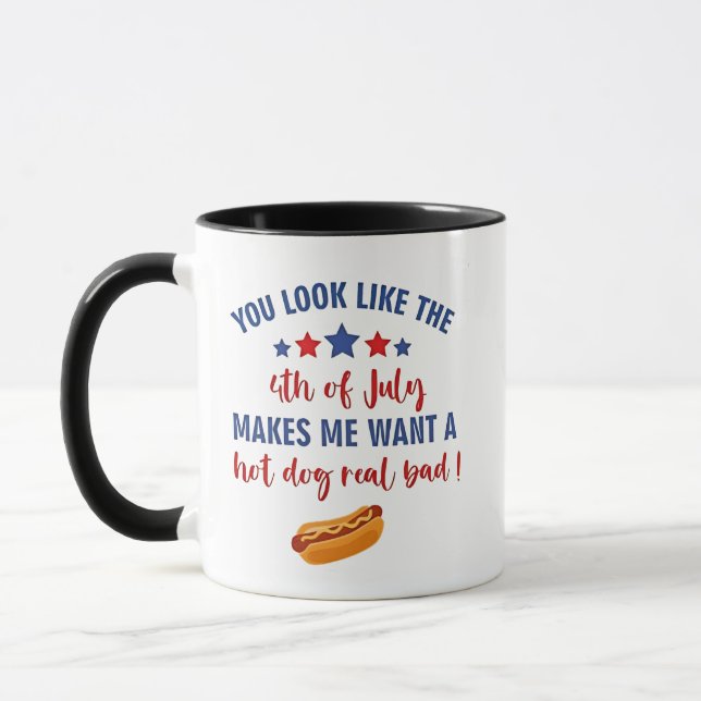 Taza Parece que el 4 de julio me hace querer (Izquierda)