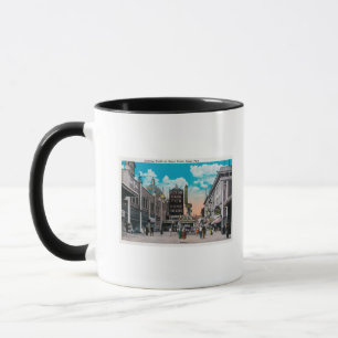 Taza Pareciendo del norte en el frente de océano,