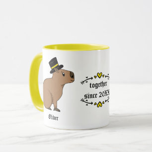 Taza pareja Capybara