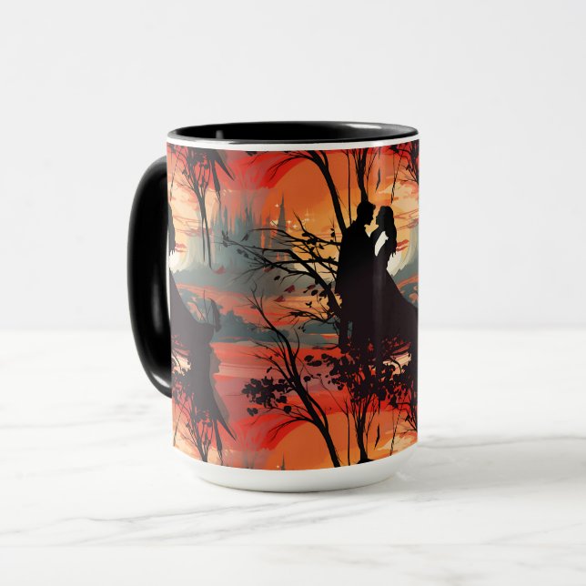 Taza Pareja cariñosa  (Anverso izquierdo)