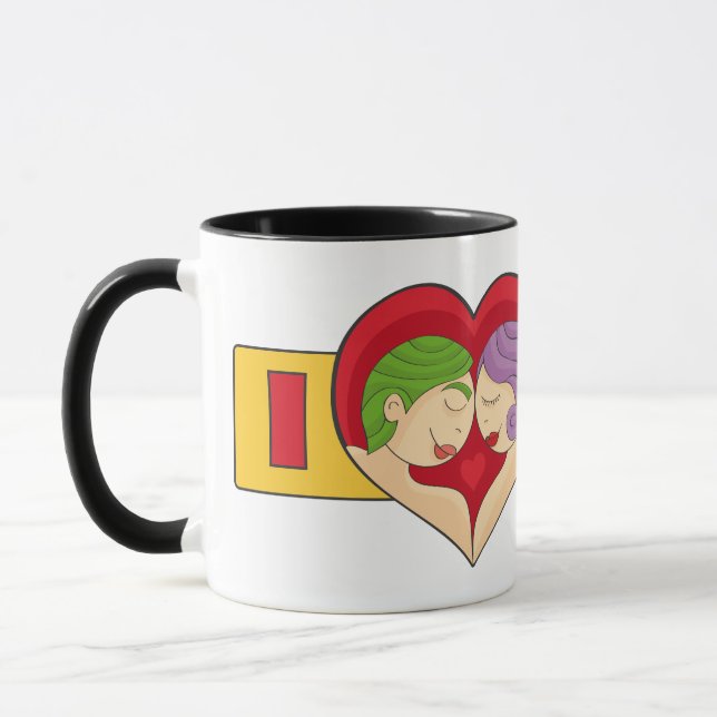 Taza Pareja de enamorados (Izquierda)